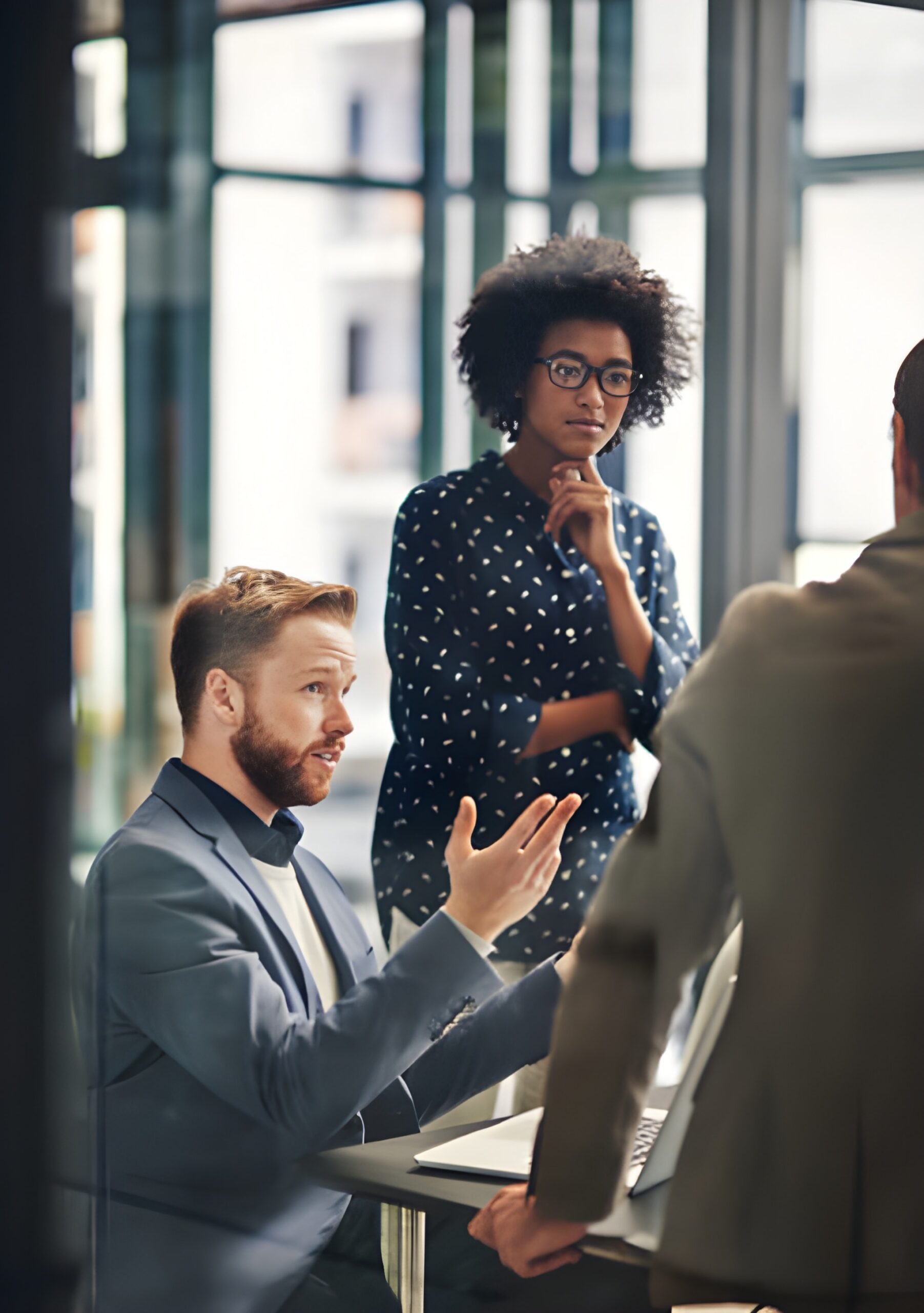 Pop Education team collaborating